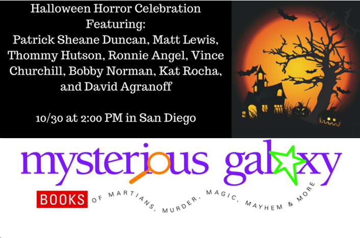 Halloween Event at Mysterious Galaxy 10/30/16