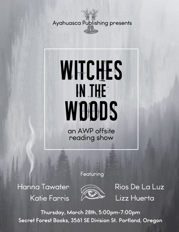 New Poster for Witches in the Woods at AWP19