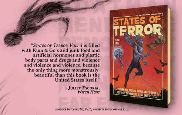 States of Terror Vol.3 - Weekly Blurb Countdown #5: Juliet Escoria!